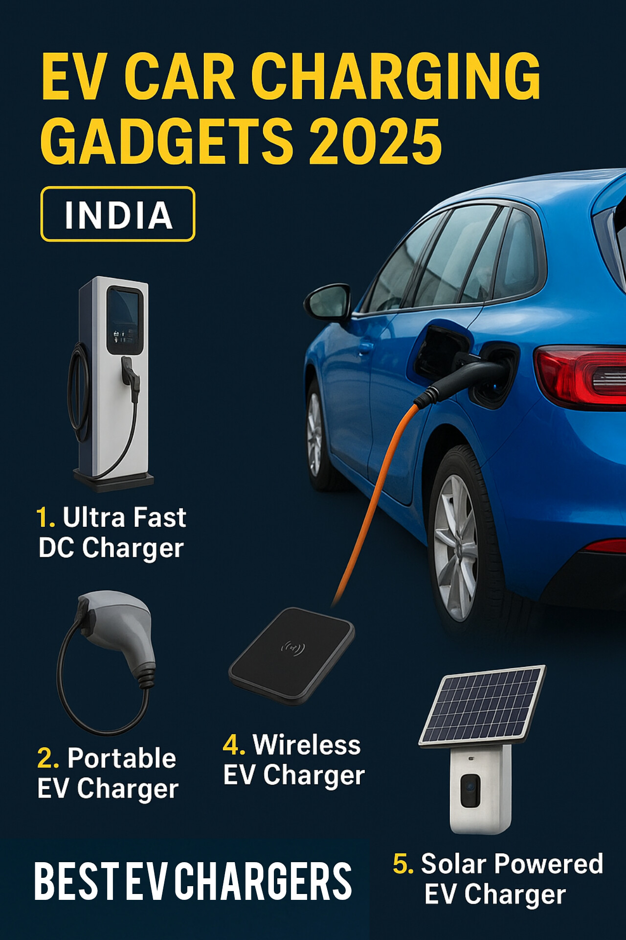 2025 के टॉप EV Car Charging Gadgets | भारत के Fastest Chargers