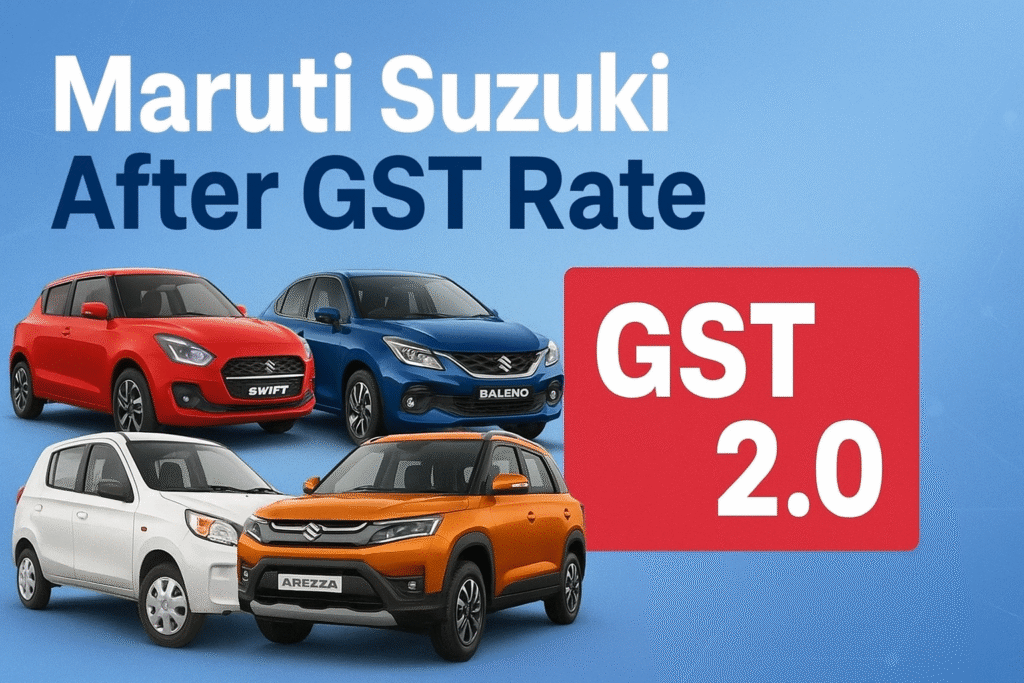 Maruti Suzuki After GST Rate